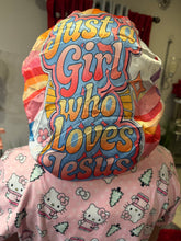 Load image into Gallery viewer, Just a girl that loves Jesus Bonnet
